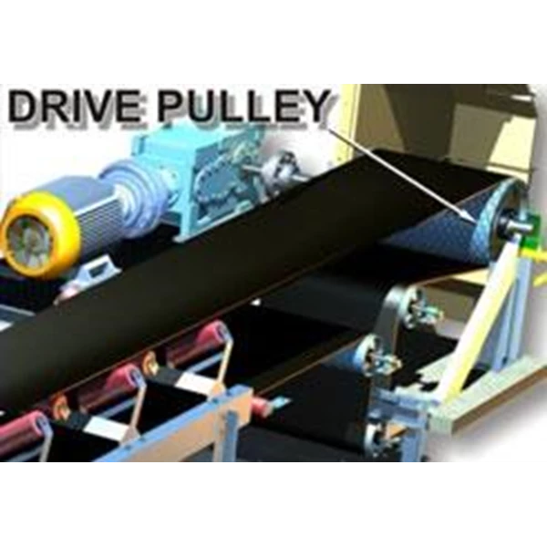 Drive Pulley atau Head Pulley Belt Conveyor